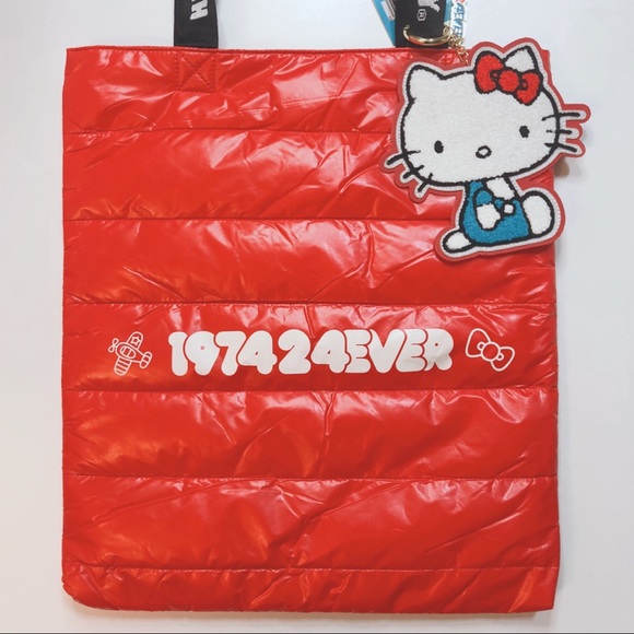 Hello Kitty Friends Around the World Red Handbag